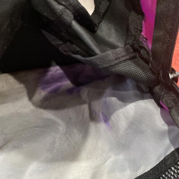 ADIDAS Large Backpack Load Spring Straps Purple Full Size Bag - Picture 5 of 5